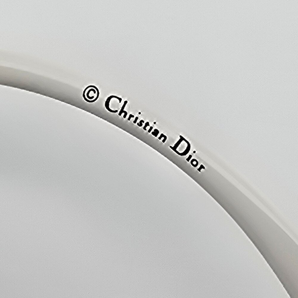Christian Dior Ski 1 9A5 White Frame Grey Lens Sunglasses w/ Case Italy 141mm - Picture 10 of 12